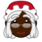 Mrs. Claus - Black emoji on Emojidex